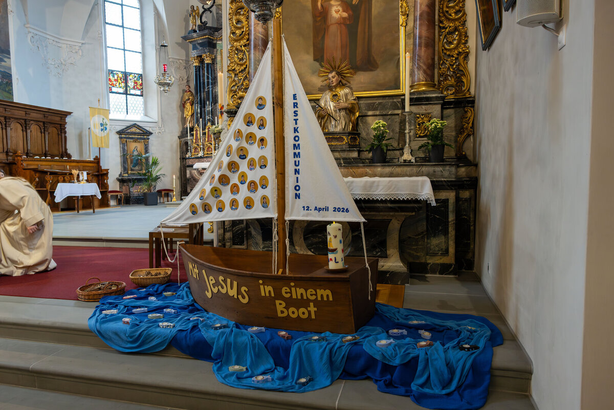 Mit Jesus in einem Boot